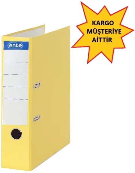 ENTE KLASÖR GENİŞ SARI