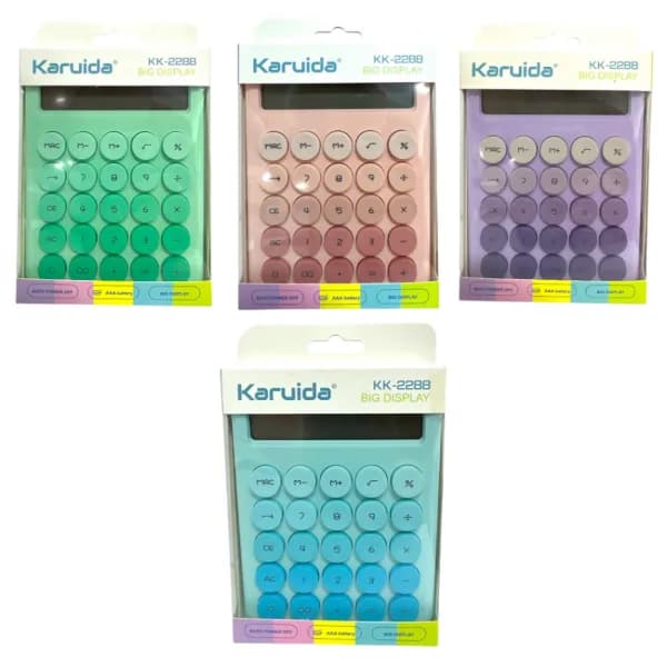 ENTE HESAP MAKİNESİ KARUİDA 12 HANE (KK-2288)